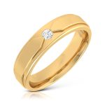 14k Gold 0.03 ct Natural Diamond Engagement Wedding Bands - Image 2