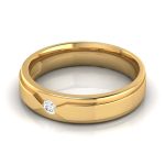 14k Gold 0.03 ct Natural Diamond Engagement Wedding Bands - Image 9