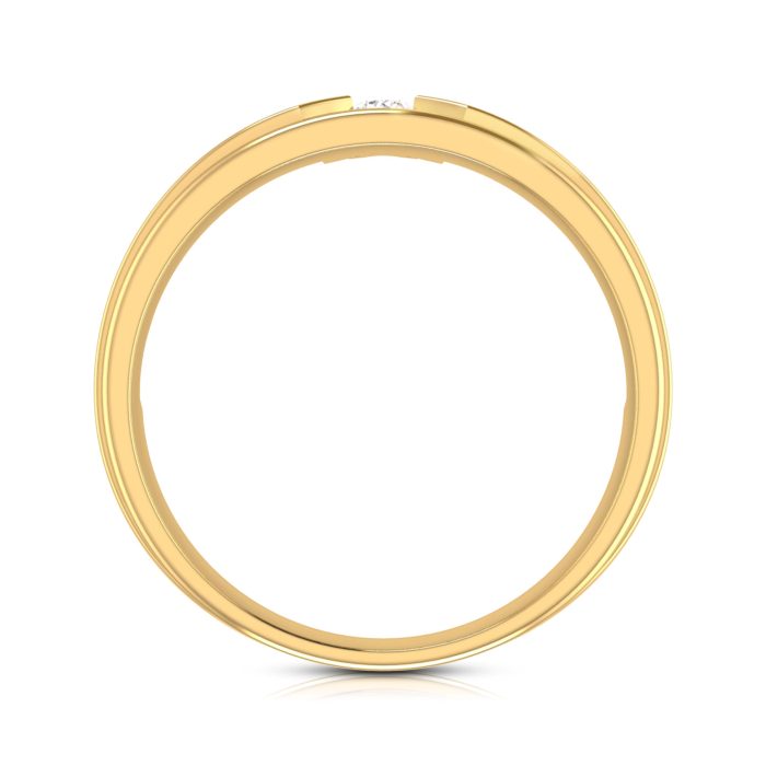 14k Gold 0.03 ct Natural Diamond Engagement Wedding Bands - Image 11