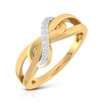 14k Gold 0.07 ct Natural Diamond Engagement Wedding Anniversary Rings - Image 2