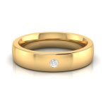 14k Gold 0.04 ct Natural Diamond Engagement Wedding Bands - Image 6