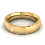14k Gold 0.04 ct Natural Diamond Engagement Wedding Bands - Image 8