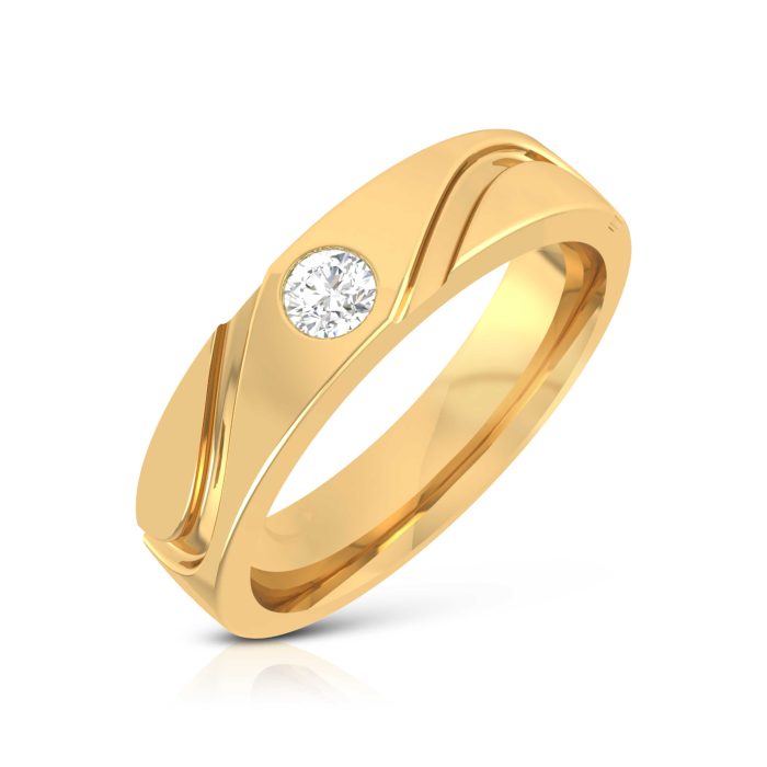 14k Gold 0.15 ct Natural Diamond Engagement Wedding Bands - Image 8
