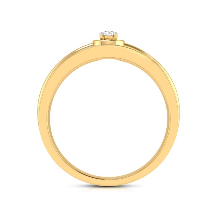 14k Gold 0.07 Ct Natural Diamond Engagement Wedding Bands - Image 11
