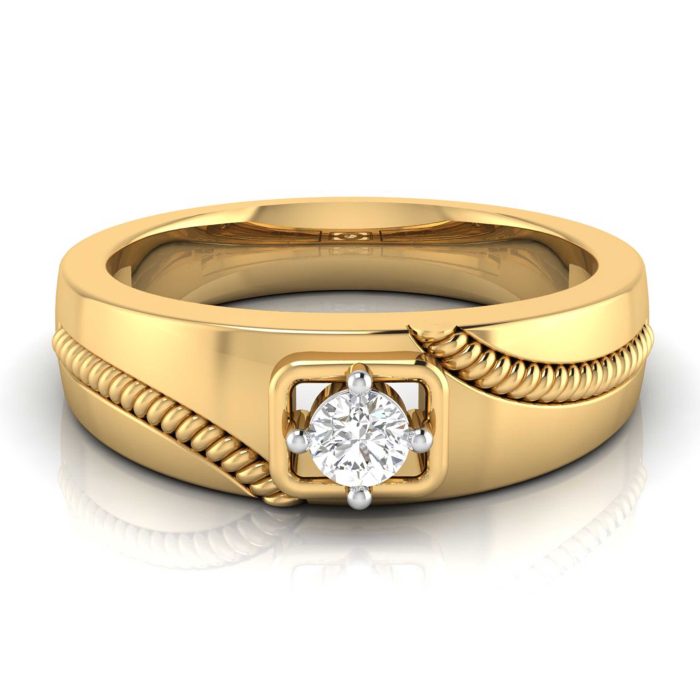 14k Gold 0.15 Ct Natural Diamond Engagement Wedding Bands - Image 7