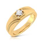 14k Gold 0.15 Ct Natural Diamond Engagement Wedding Bands - Image 8