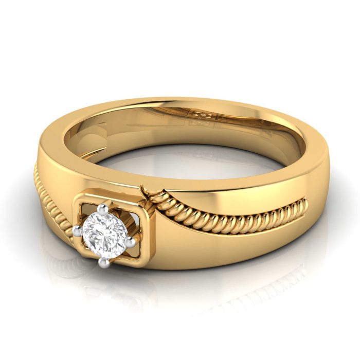 14k Gold 0.15 Ct Natural Diamond Engagement Wedding Bands - Image 9