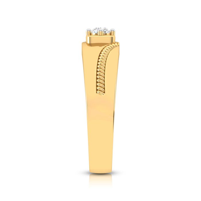 14k Gold 0.15 Ct Natural Diamond Engagement Wedding Bands - Image 10