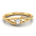 14k Gold 0.07 ct Natural Diamond Engagement Wedding Anniversary Rings - Image 8
