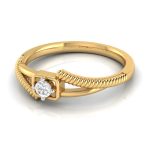 14k Gold 0.07 ct Natural Diamond Engagement Wedding Anniversary Rings - Image 9