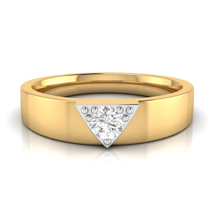 14k Gold 0.21 ct Natural Diamond Engagement Wedding Bands - Image 7