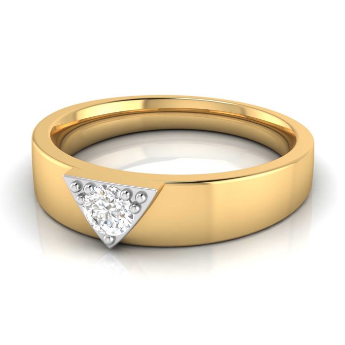 14k Gold 0.21 ct Natural Diamond Engagement Wedding Bands - Image 9