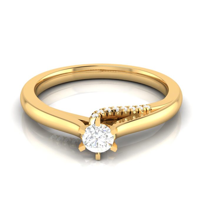 14k Gold 0.25 ct Natural Diamond Engagement Anniversary Rings - Image 7