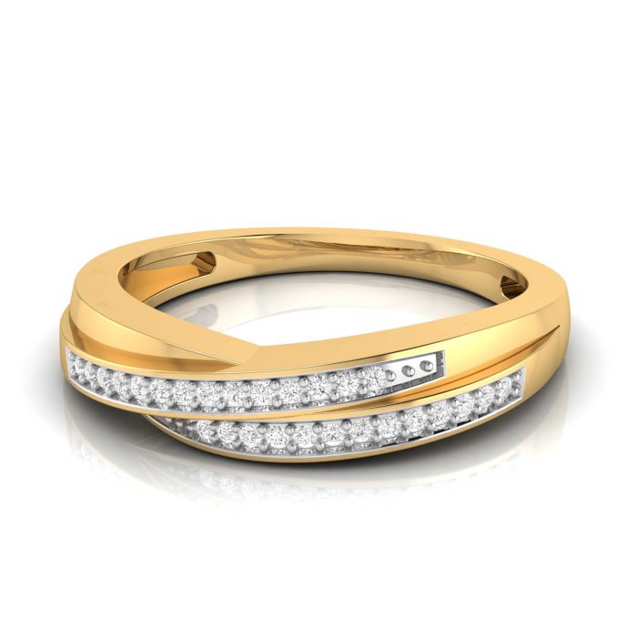 14k Gold 0.07 ct Natural Diamond Engagement Wedding Anniversary Bands - Image 9