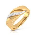 14k Gold 0.10 ct Natural Diamond Engagement Wedding Bands - Image 8