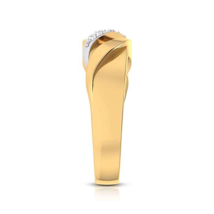 14k Gold 0.10 ct Natural Diamond Engagement Wedding Bands - Image 10