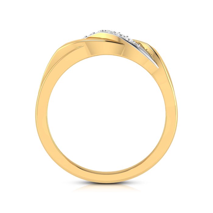 14k Gold 0.10 ct Natural Diamond Engagement Wedding Bands - Image 11