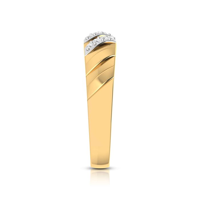 14k Gold 0.11ct Natural Diamond Engagement Wedding Bands - Image 10