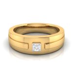 14k Gold 0.07 ct Natural Diamond Engagement Wedding Bands - Image 7