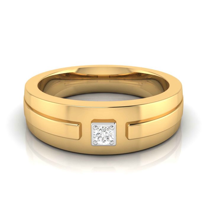 14k Gold 0.07 ct Natural Diamond Engagement Wedding Bands - Image 7