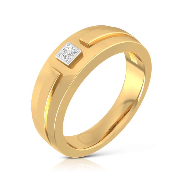 14k Gold 0.07 ct Natural Diamond Engagement Wedding Bands - Image 8