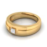 14k Gold 0.07 ct Natural Diamond Engagement Wedding Bands - Image 9
