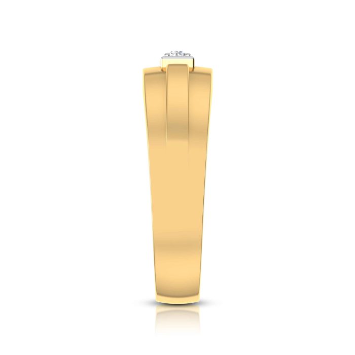 14k Gold 0.07 ct Natural Diamond Engagement Wedding Bands - Image 10