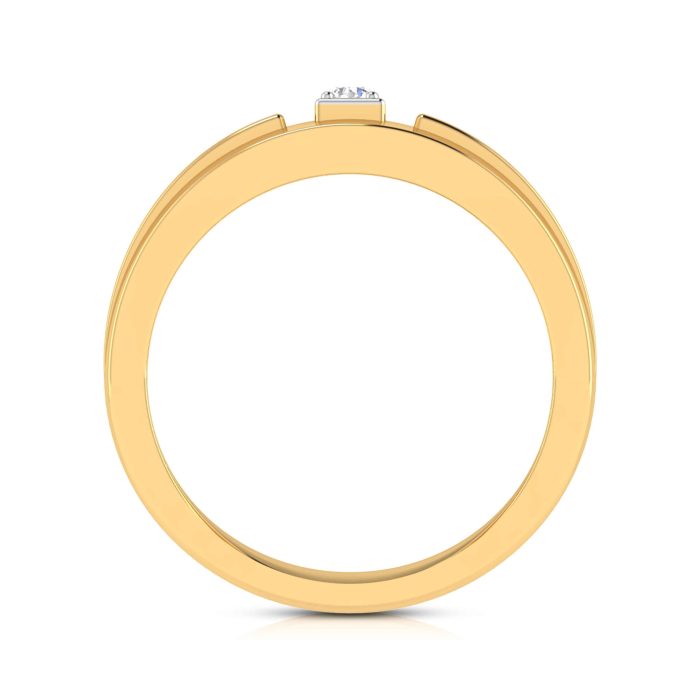 14k Gold 0.07 ct Natural Diamond Engagement Wedding Bands - Image 11