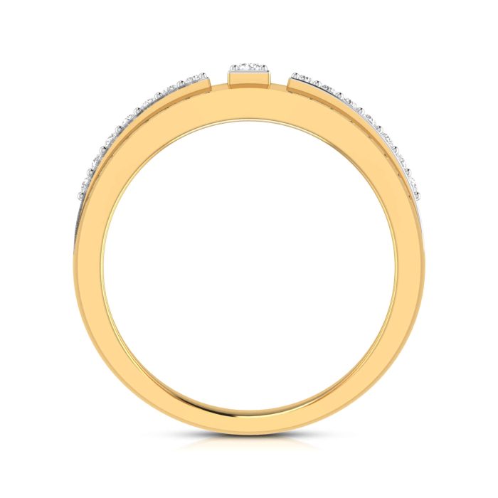 14k Gold 0.16 ct Natural Diamond Engagement Wedding Bands - Image 11