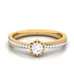14k Gold 0.21 ct Natural Diamond Engagement Wedding Anniversary Rings - Image 6