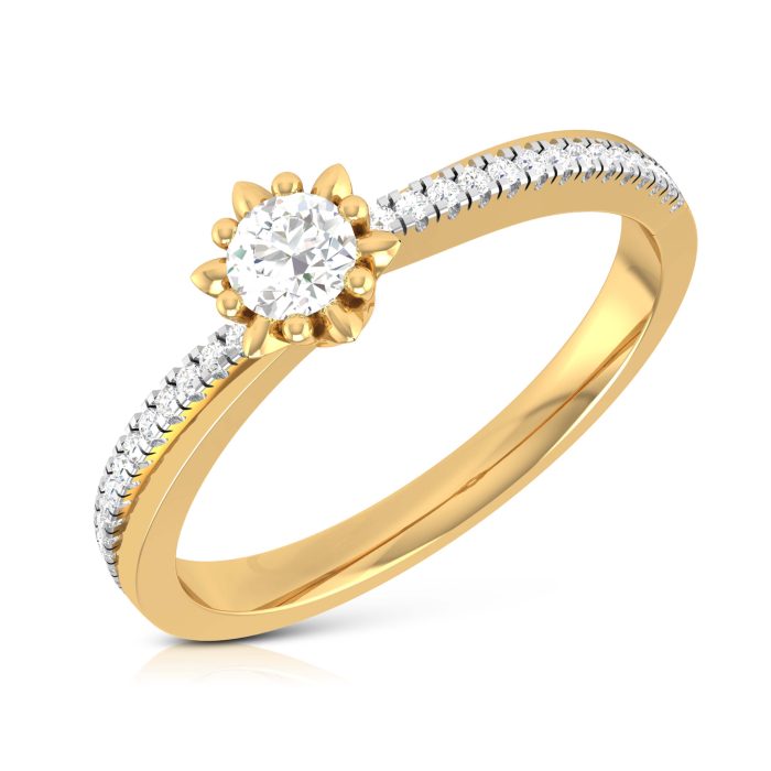14k Gold 0.21 ct Natural Diamond Engagement Wedding Anniversary Rings - Image 7