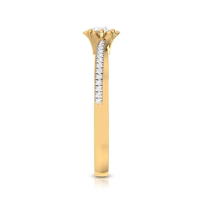 14k Gold 0.21 ct Natural Diamond Engagement Wedding Anniversary Rings - Image 8