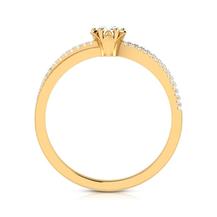 14k Gold 0.21 ct Natural Diamond Engagement Wedding Anniversary Rings - Image 9