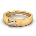 14k Gold 0.02 ct Natural Diamond Engagement Wedding Bands - Image 7