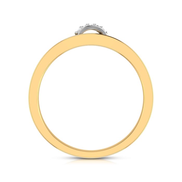 14k Gold 0.02 ct Natural Diamond Engagement Wedding Bands - Image 9
