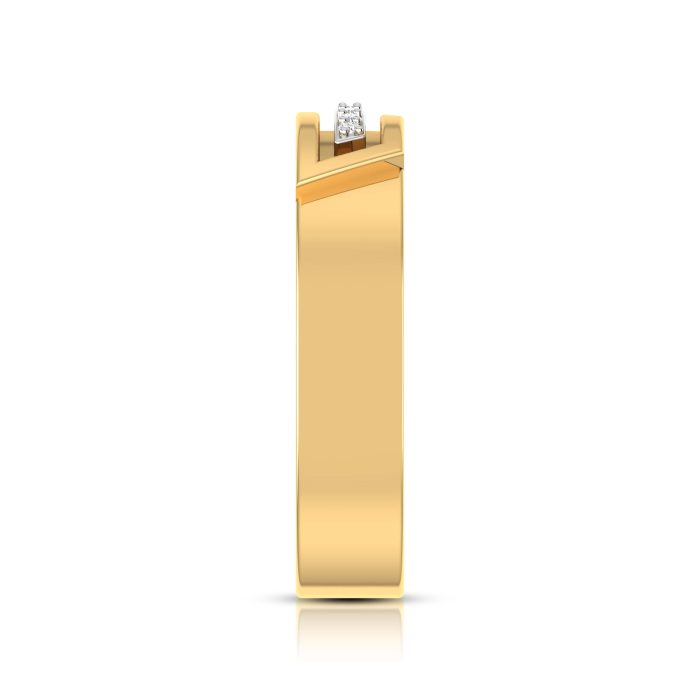 14k Gold 0.05 ct Natural Diamond Engagement Wedding Bands - Image 10