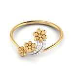 14k Gold 0.03 ct Natural Diamond Rings For Women's Gift Daily Wear - Image 6