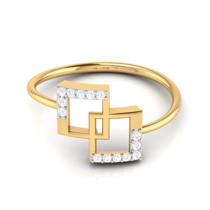 14k Gold 0.06 ct Natural Diamond Rings For Women's Gift Daily Wear - Image 6