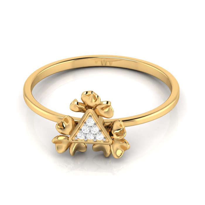 14k Gold Natural Diamond Rings For Women's Gift Daily Wear - Image 6