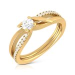 14k Gold 0.21 ct Natural Diamond Engagement Wedding Anniversary Rings - Image 7