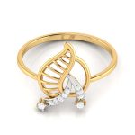 14k Gold 0.05 ct Natural Diamond Rings For Women's Gift Daily Wear - Image 6