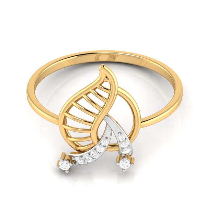 14k Gold 0.05 ct Natural Diamond Rings For Women's Gift Daily Wear - Image 6