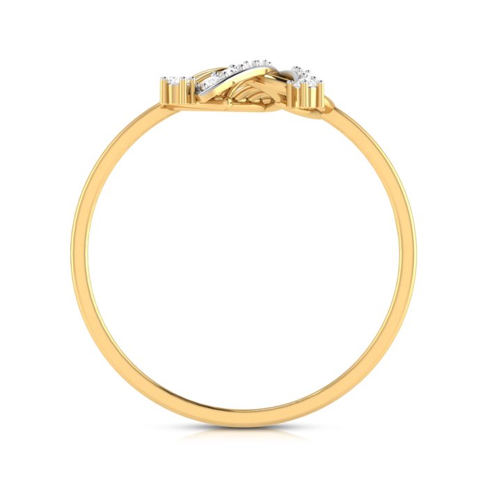 14k Gold 0.05 ct Natural Diamond Rings For Women's Gift Daily Wear - Image 8