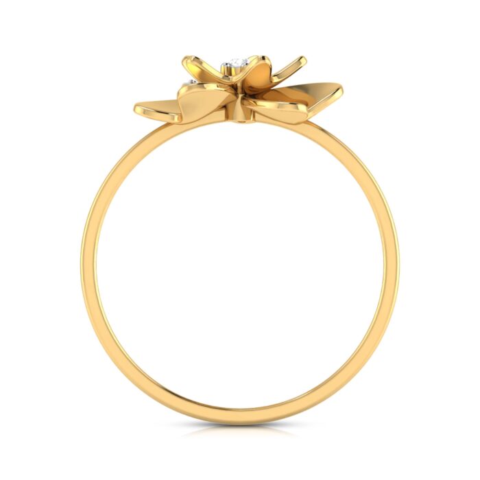 14k Gold 0.07 ct Natural Diamond Rings For Women's Gift Daily Wear - Image 8