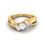 14k Gold 0.24 ct Natural Diamond Engagement Wedding Anniversary Rings - Image 8