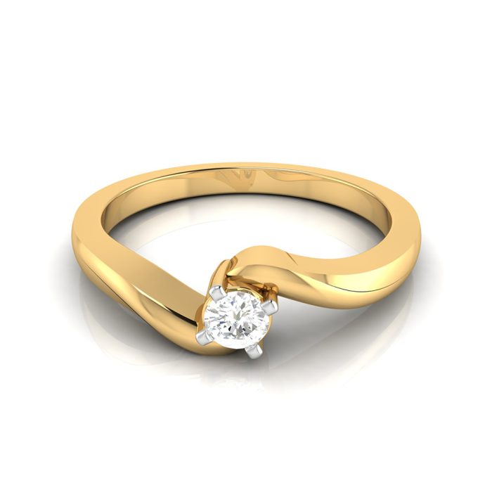 14k Gold 0.08 ct Natural Diamond Rings For Women's Gift Daily Wear - Image 8