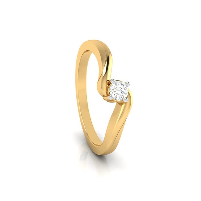 14k Gold 0.08 ct Natural Diamond Rings For Women's Gift Daily Wear - Image 11