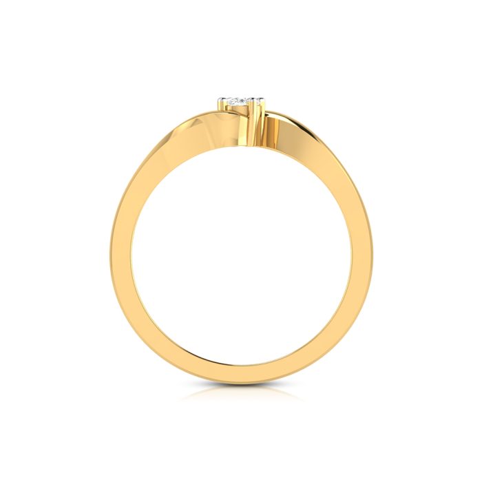 14k Gold 0.08 ct Natural Diamond Rings For Women's Gift Daily Wear - Image 12