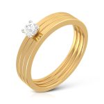14k Gold 0.13 ct Natural Diamond Engagement Wedding Bands - Image 7