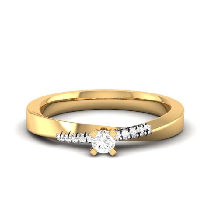 14k Gold 0.10 ct Natural Diamond Engagement Wedding Anniversary Rings - Image 7